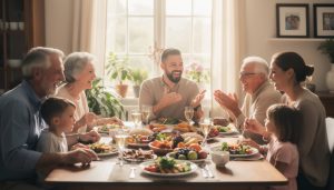 Les bienfaits des repas pris en famille chaque jour