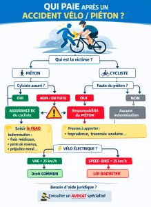 Les erreurs courantes à éviter après un accident à vélo